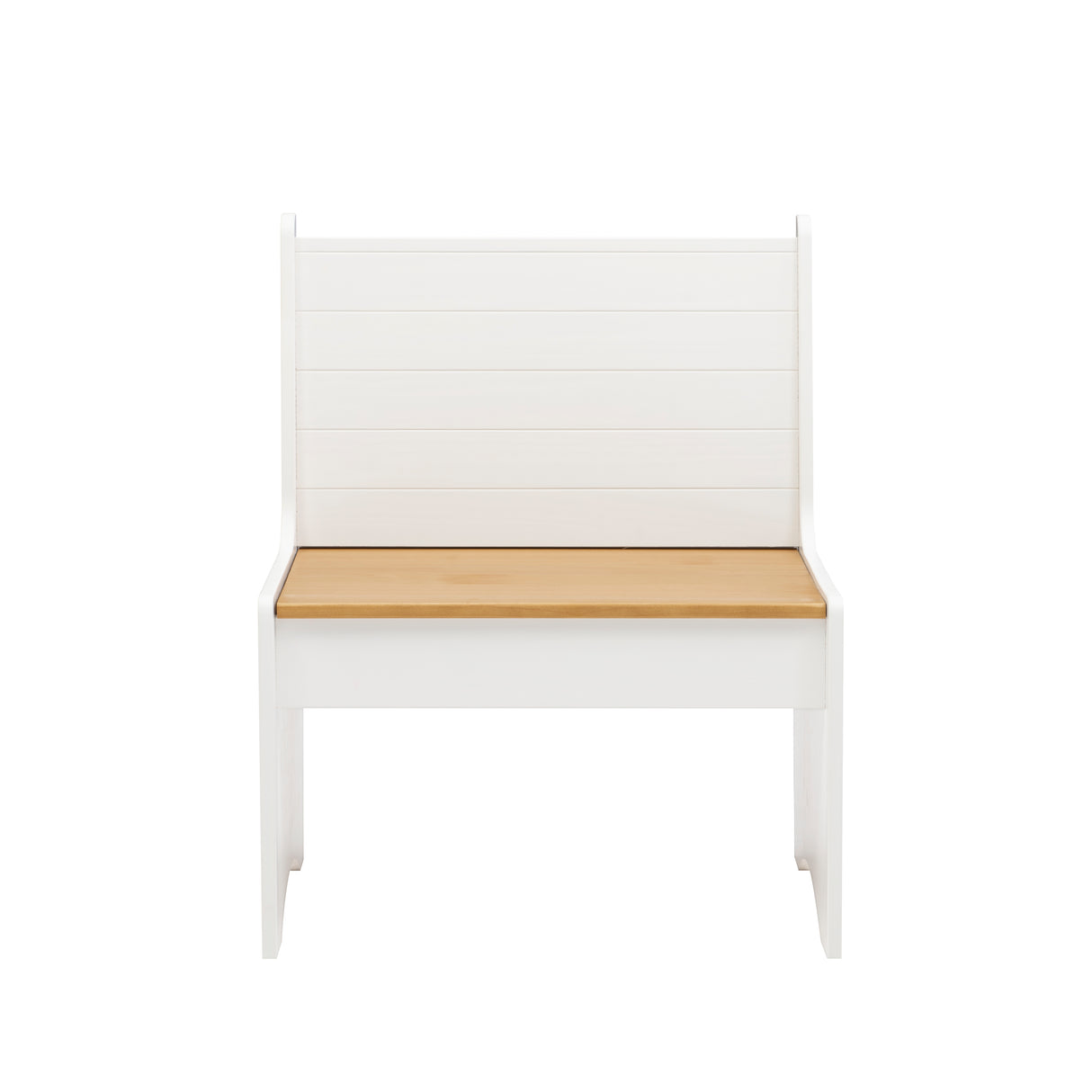 Pender Honey White Small Back Rest Bench