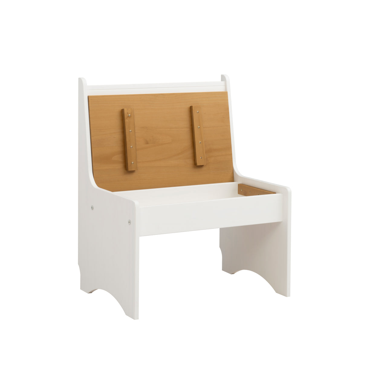 Pender Honey White Small Back Rest Bench