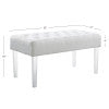 Ella Glitz Acrylic Leg Bench