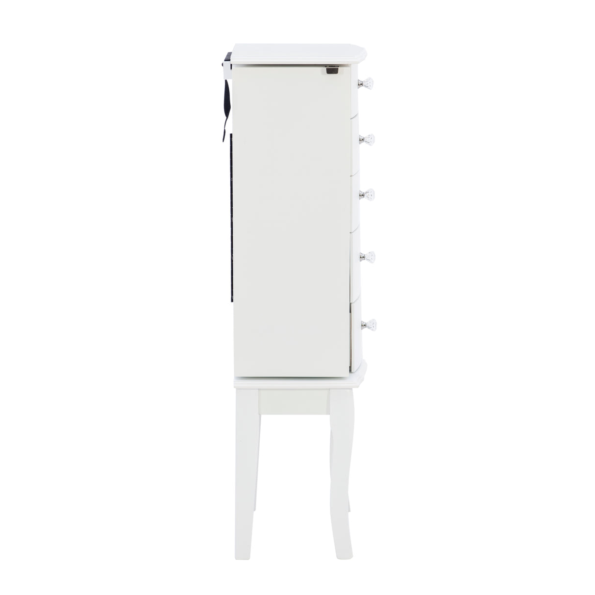 Jasmine White Jewelry Armoire