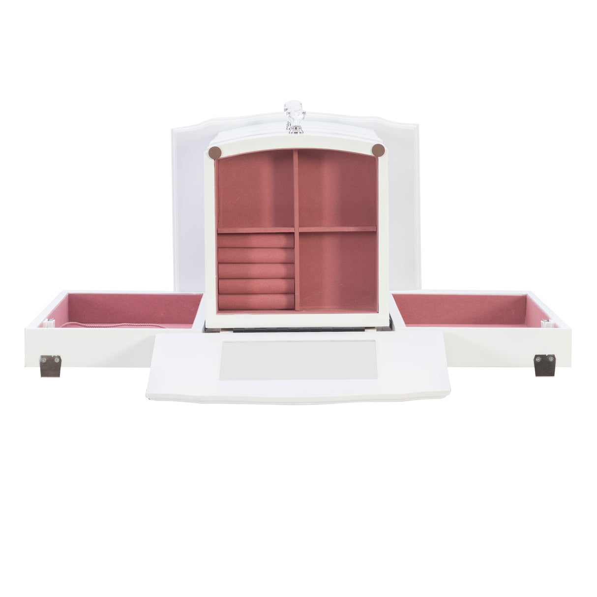 Jasmine White Jewelry Armoire