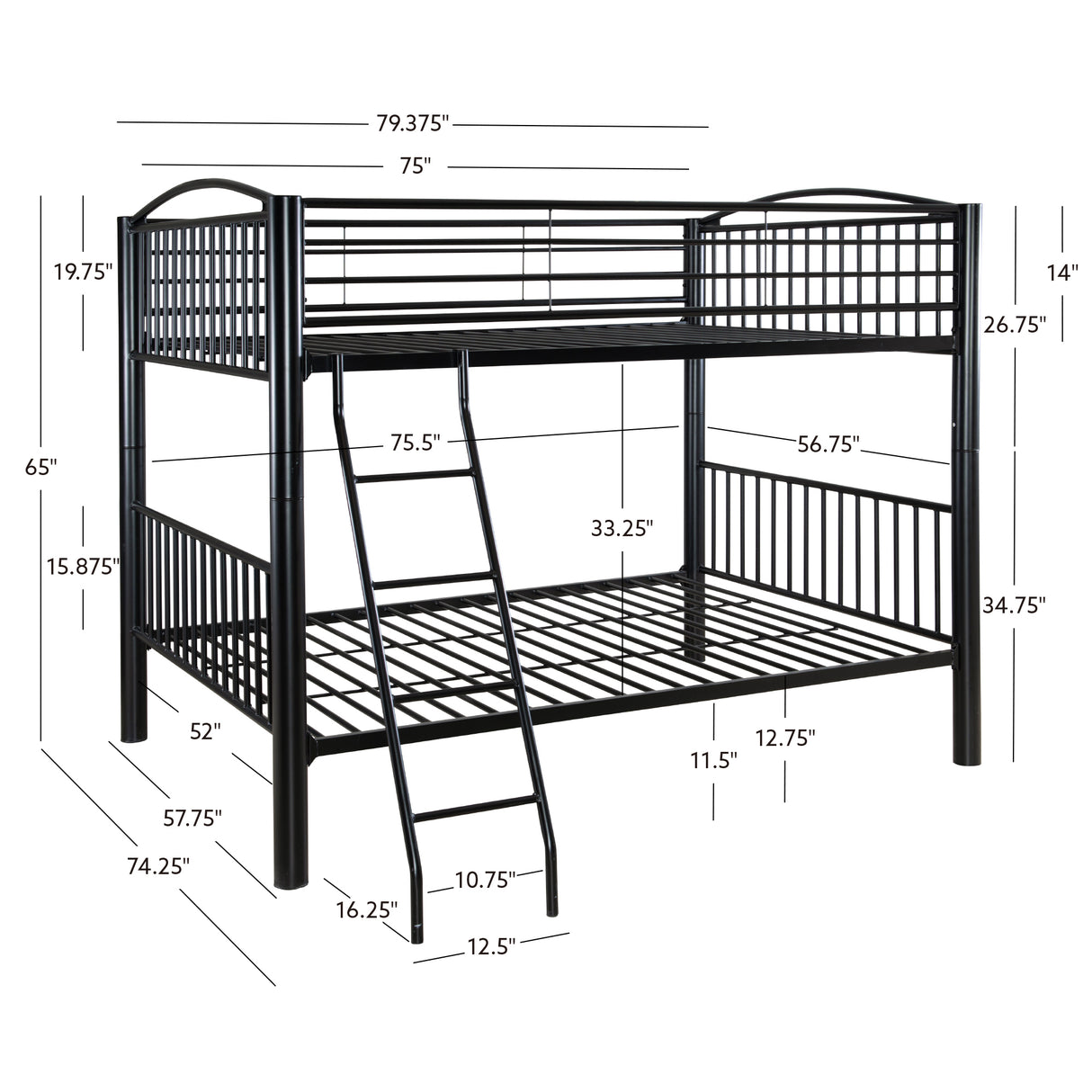 Heavy Metal Bunk Bed