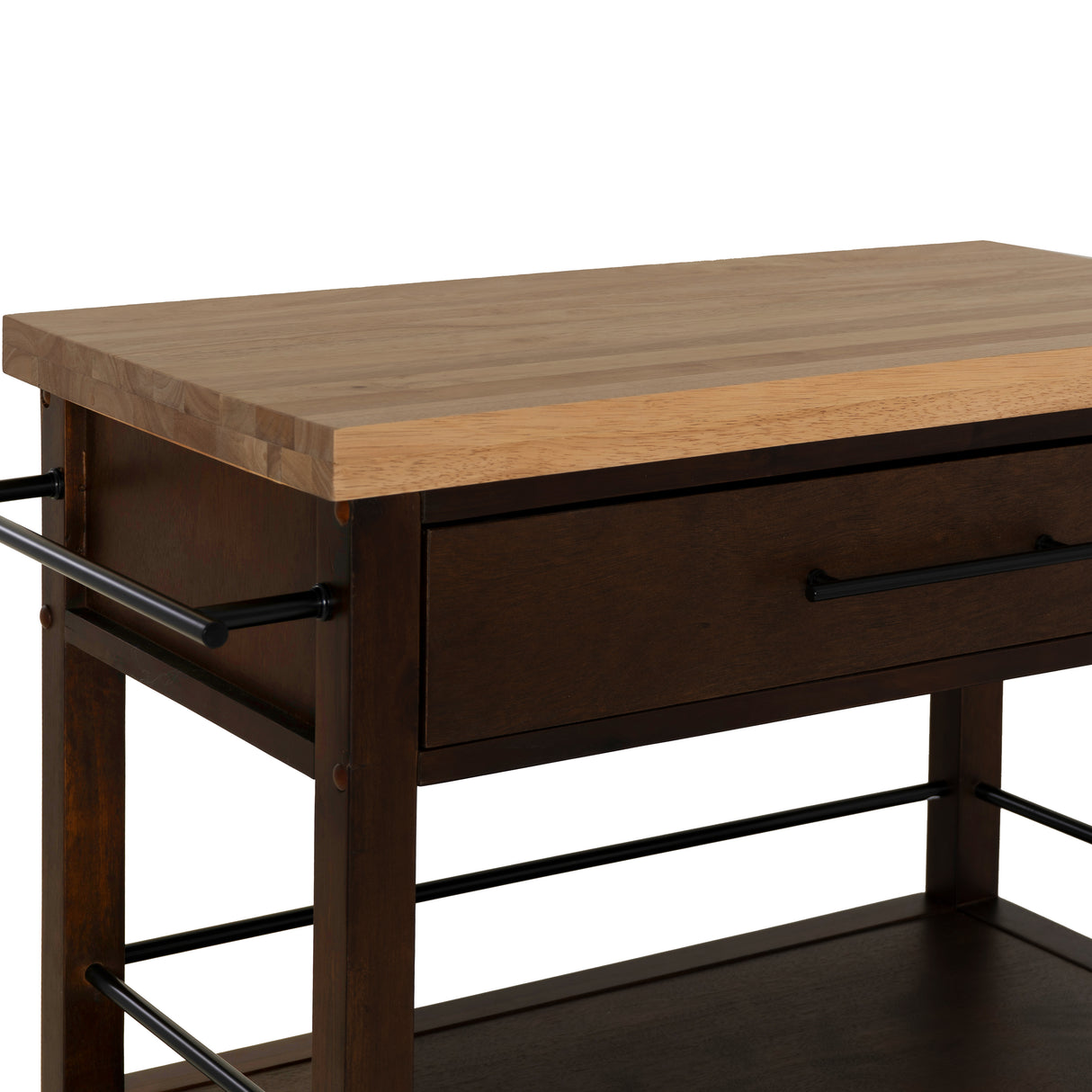 Fino Brown Kitchen Cart