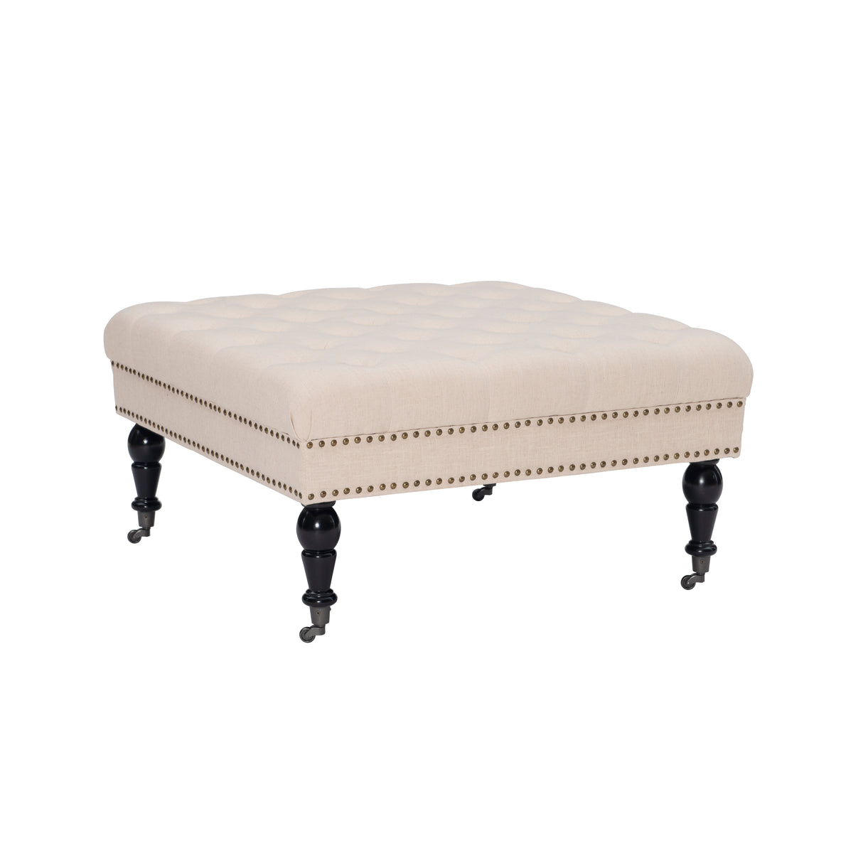 Isabelle Square Tufted Ottoman