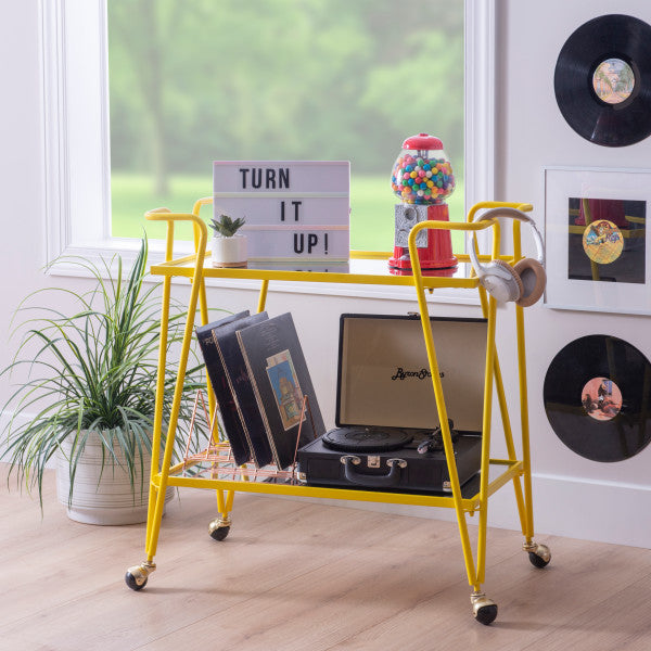 Ellie Metal Bar Cart