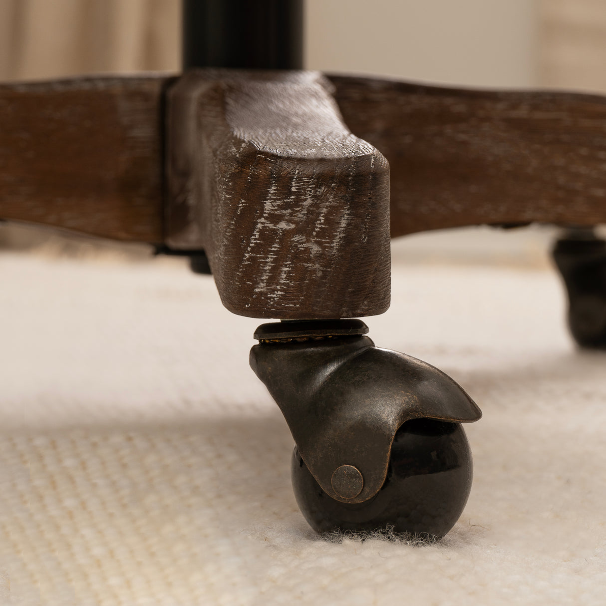 Hyde Gray wash Bentwood Office Chair