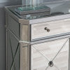 Milan Mirrored 1 Drawer 2 Door Console