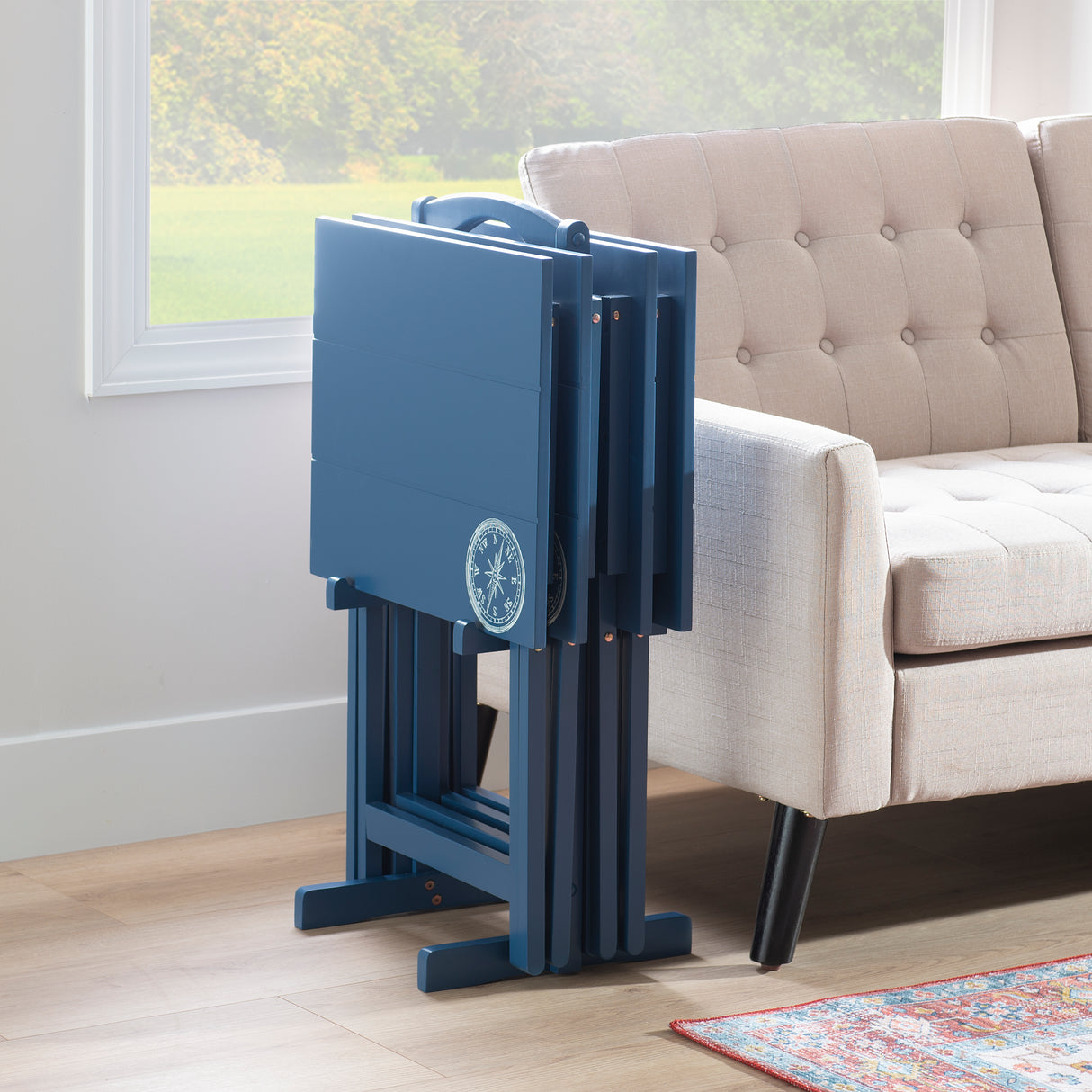Compass Tray Table Set