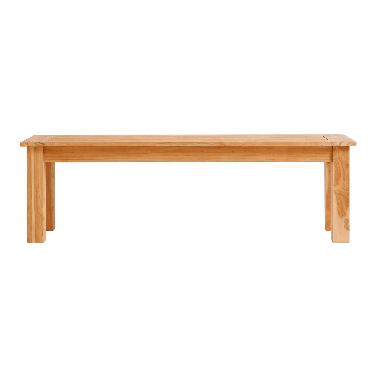 Cannon Teak 80In Outdoor Dining Bench
