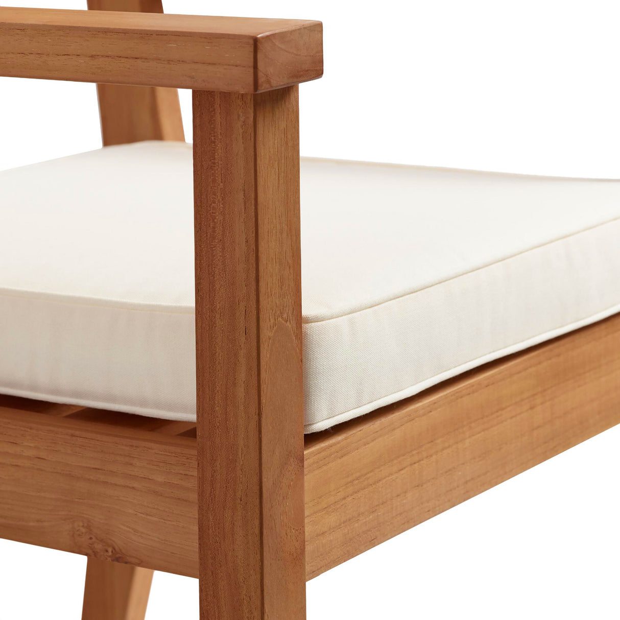 Cannon Teak Dining Armchair With Seat Cushion