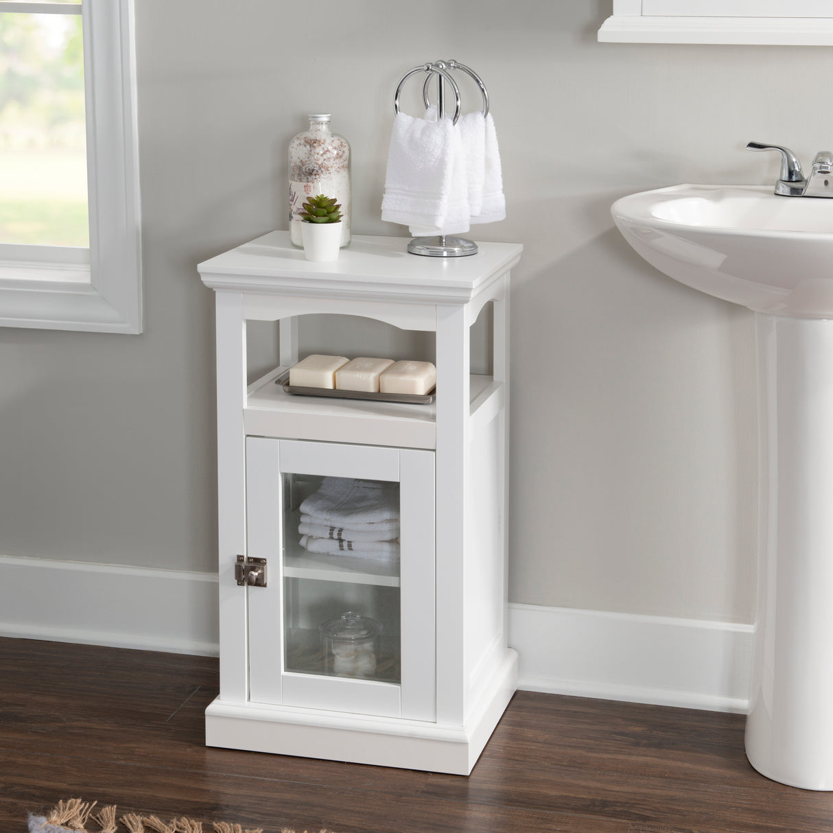Scarsdale White Demi Cabinet