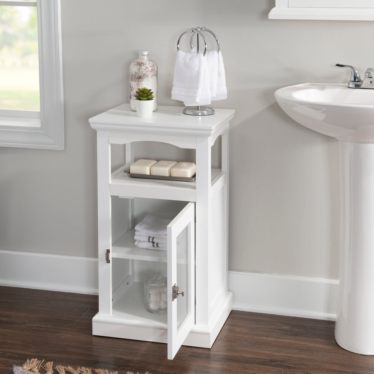 Scarsdale White Demi Cabinet