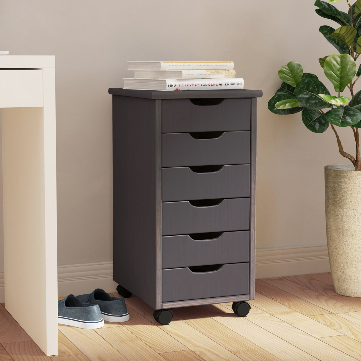 Rudy Rolling Storage Cart