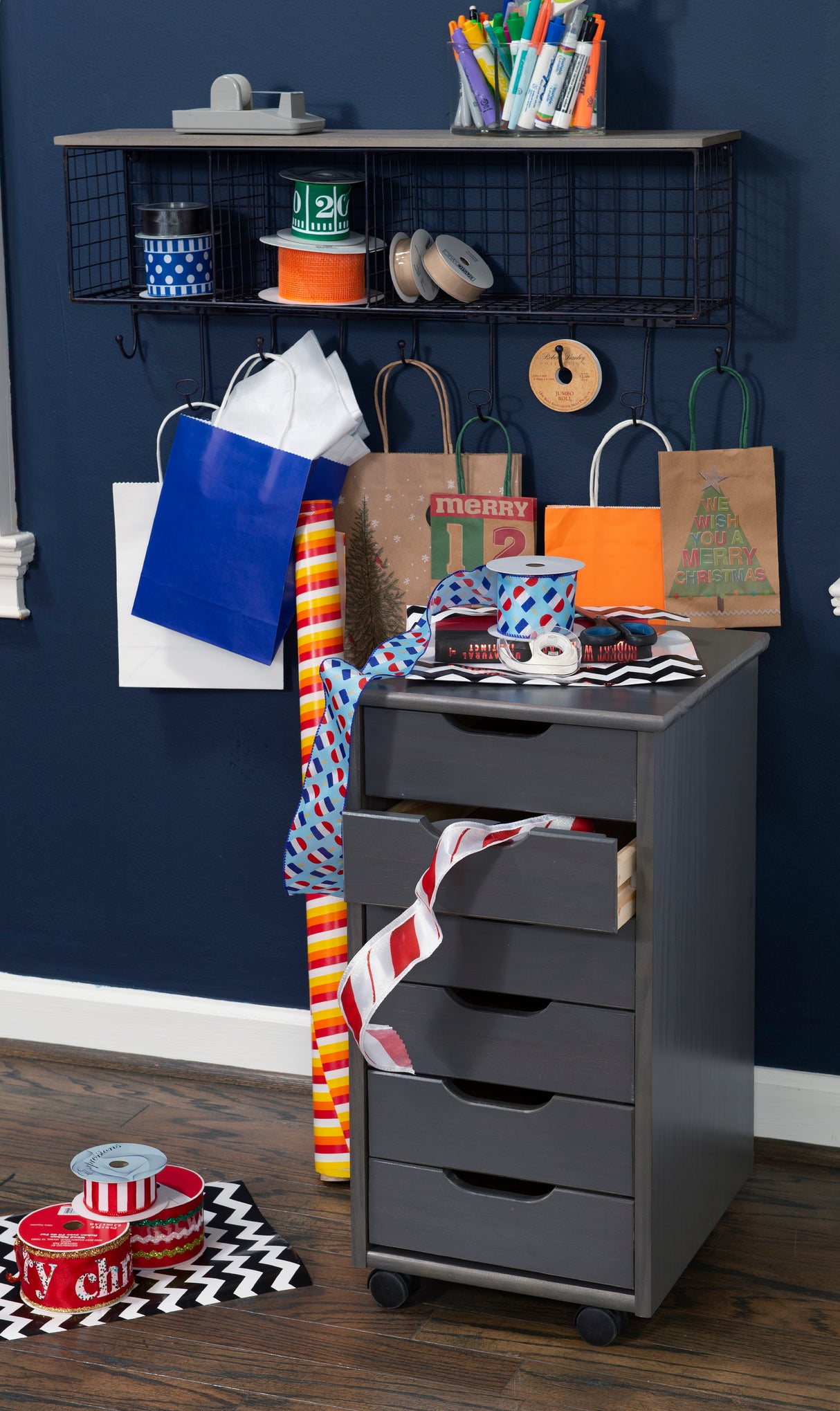 Rudy Rolling Storage Cart