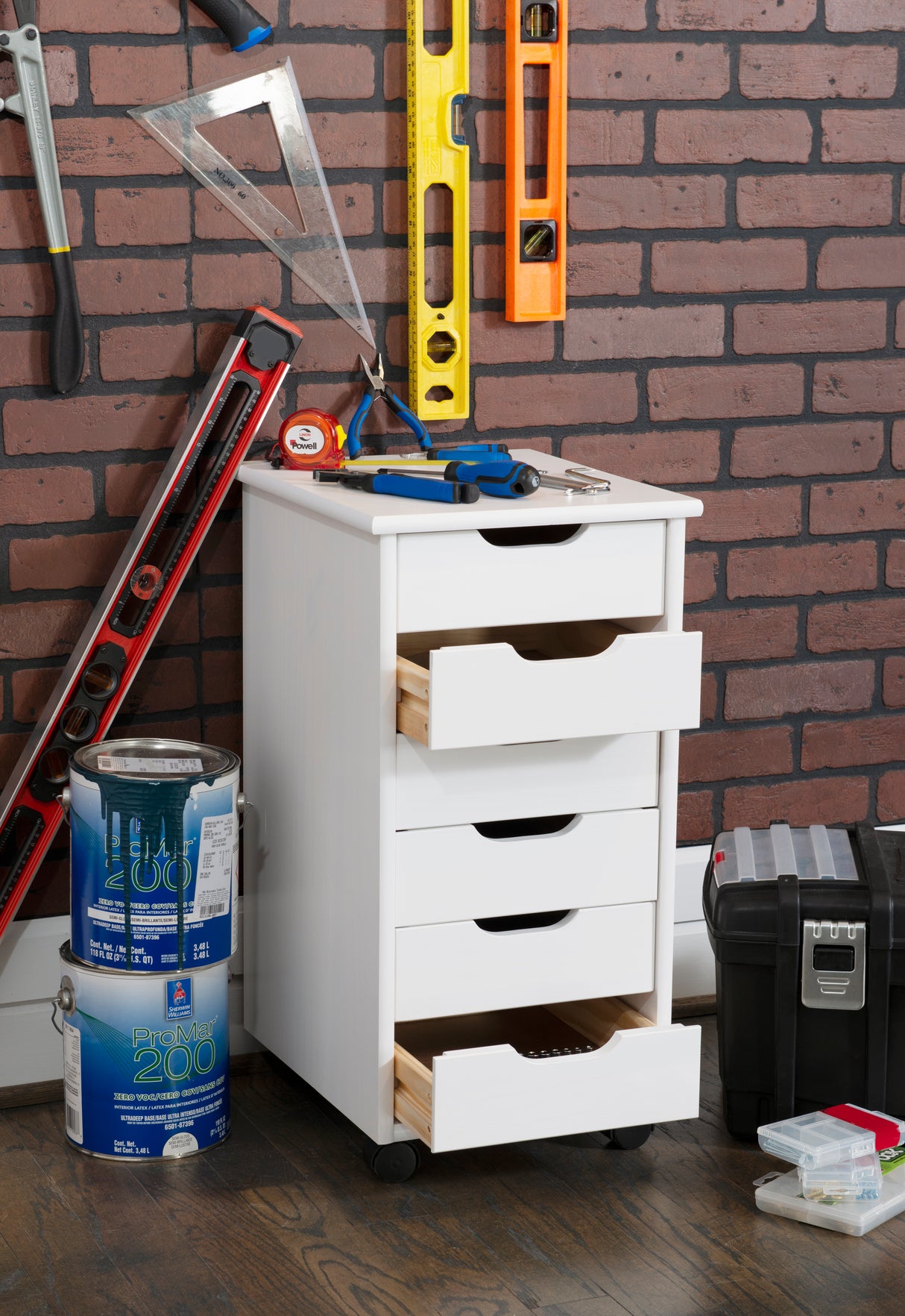 Rudy Rolling Storage Cart