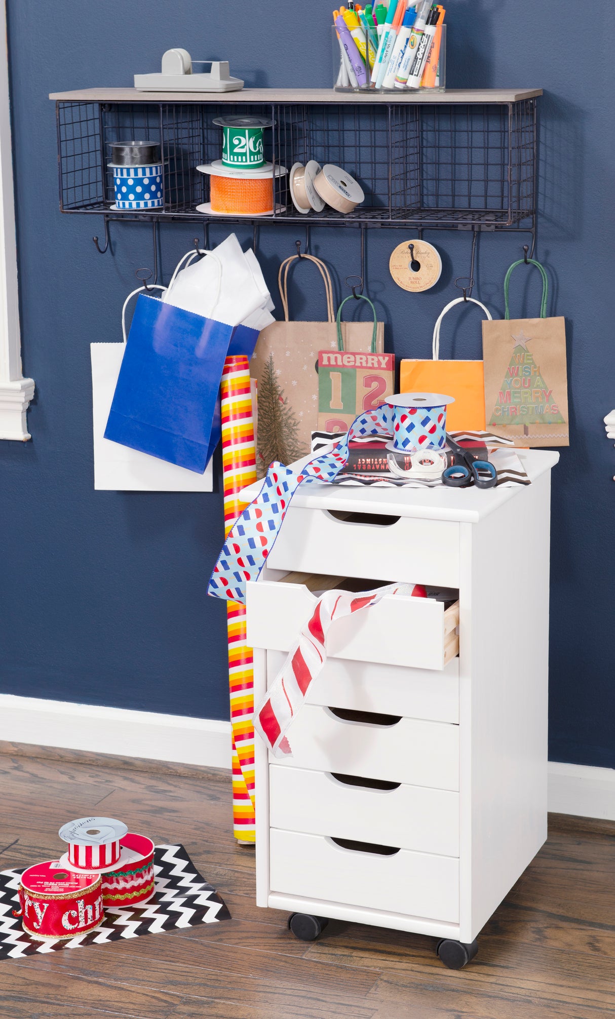 Rudy Rolling Storage Cart