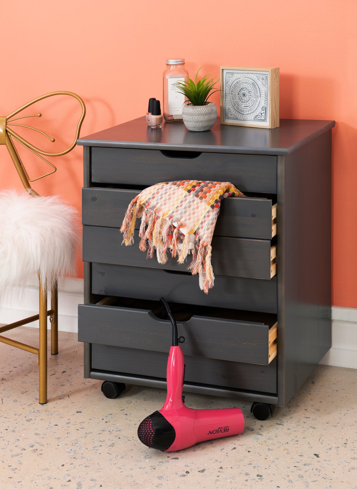 Rudy Rolling Storage Cart