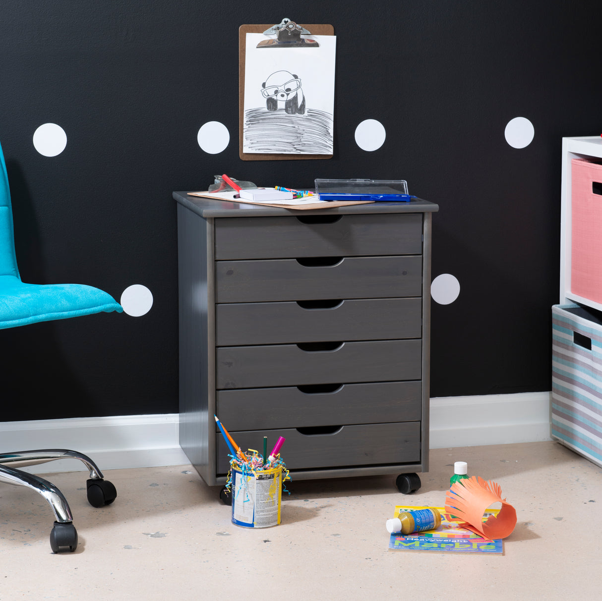 Rudy Rolling Storage Cart