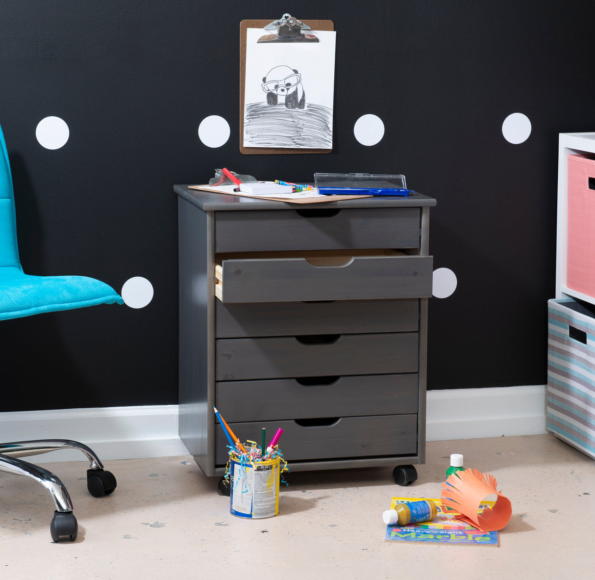 Rudy Rolling Storage Cart