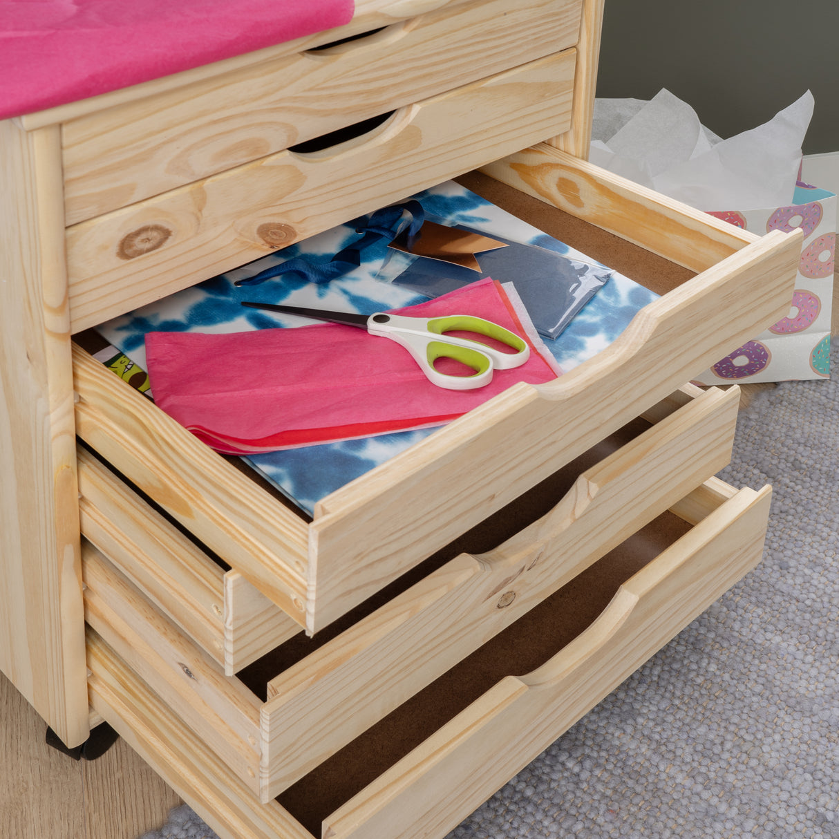 Rudy Rolling Storage Cart