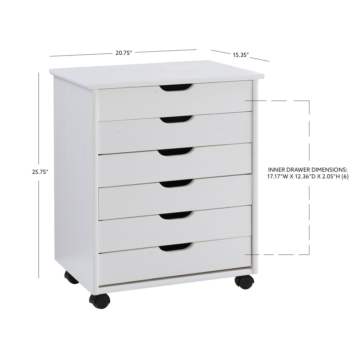 Rudy Rolling Storage Cart