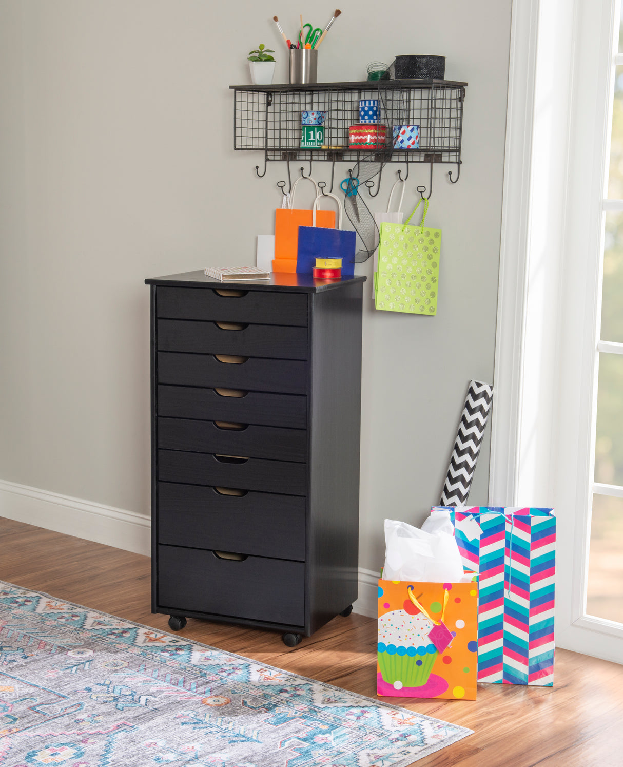 Rudy Rolling Storage Cart