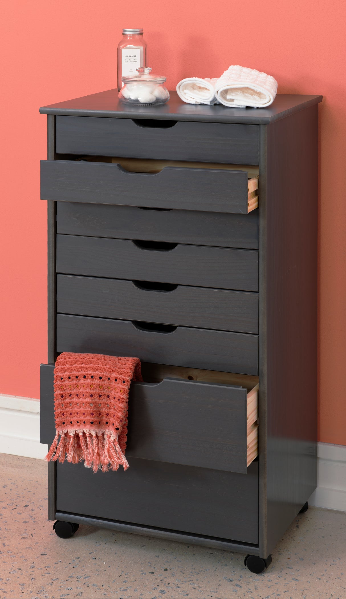 Rudy Rolling Storage Cart