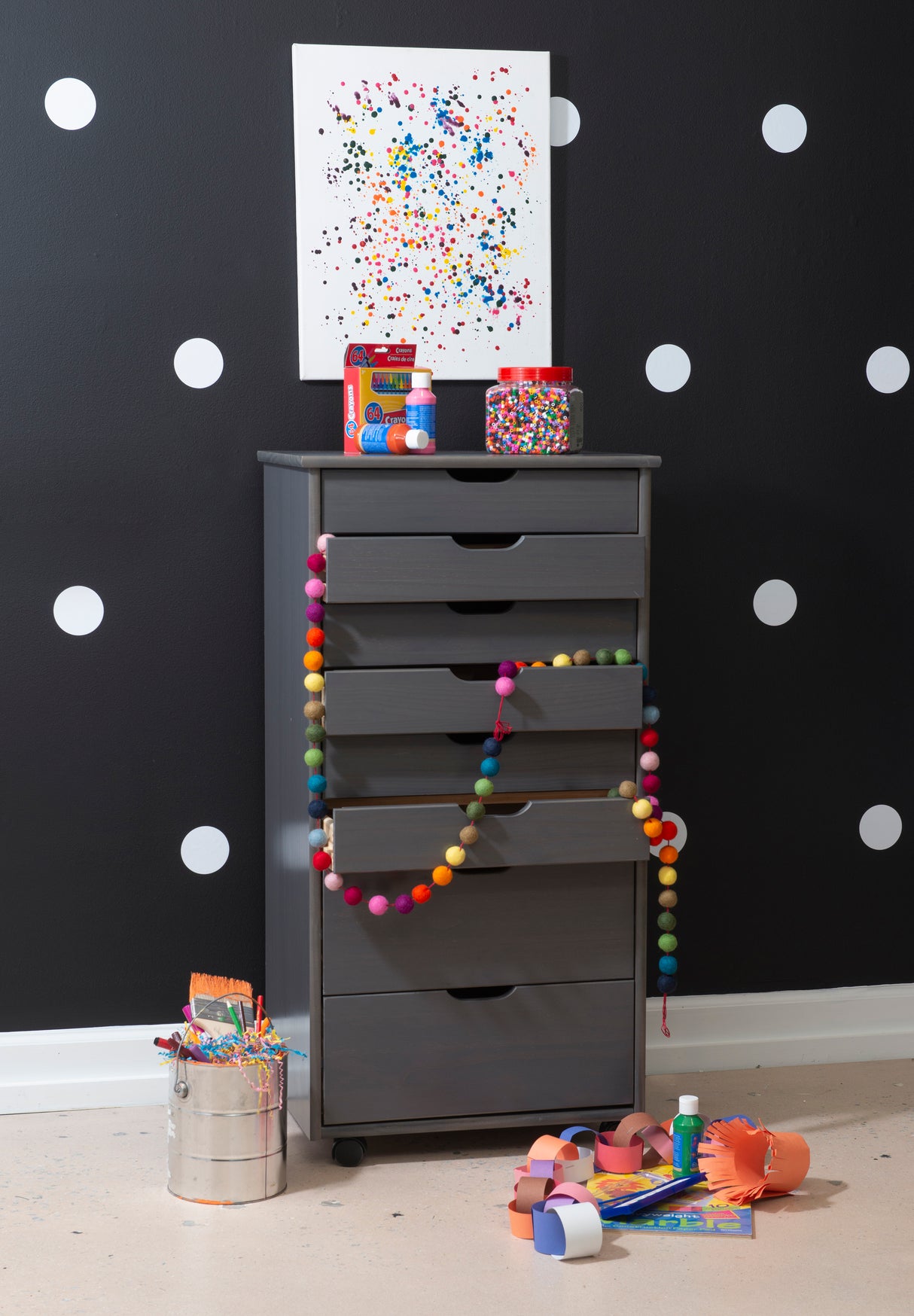 Rudy Rolling Storage Cart