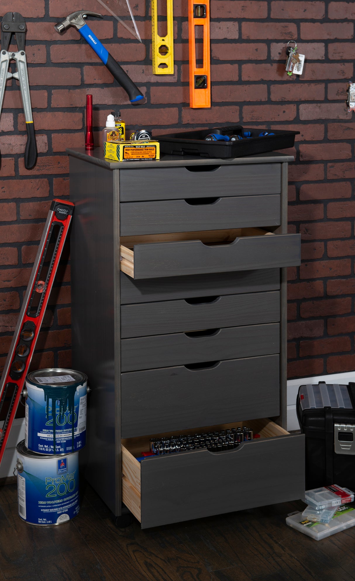 Rudy Rolling Storage Cart