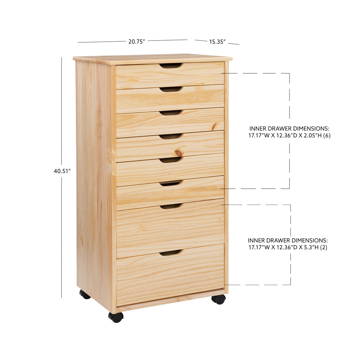 Rudy Rolling Storage Cart