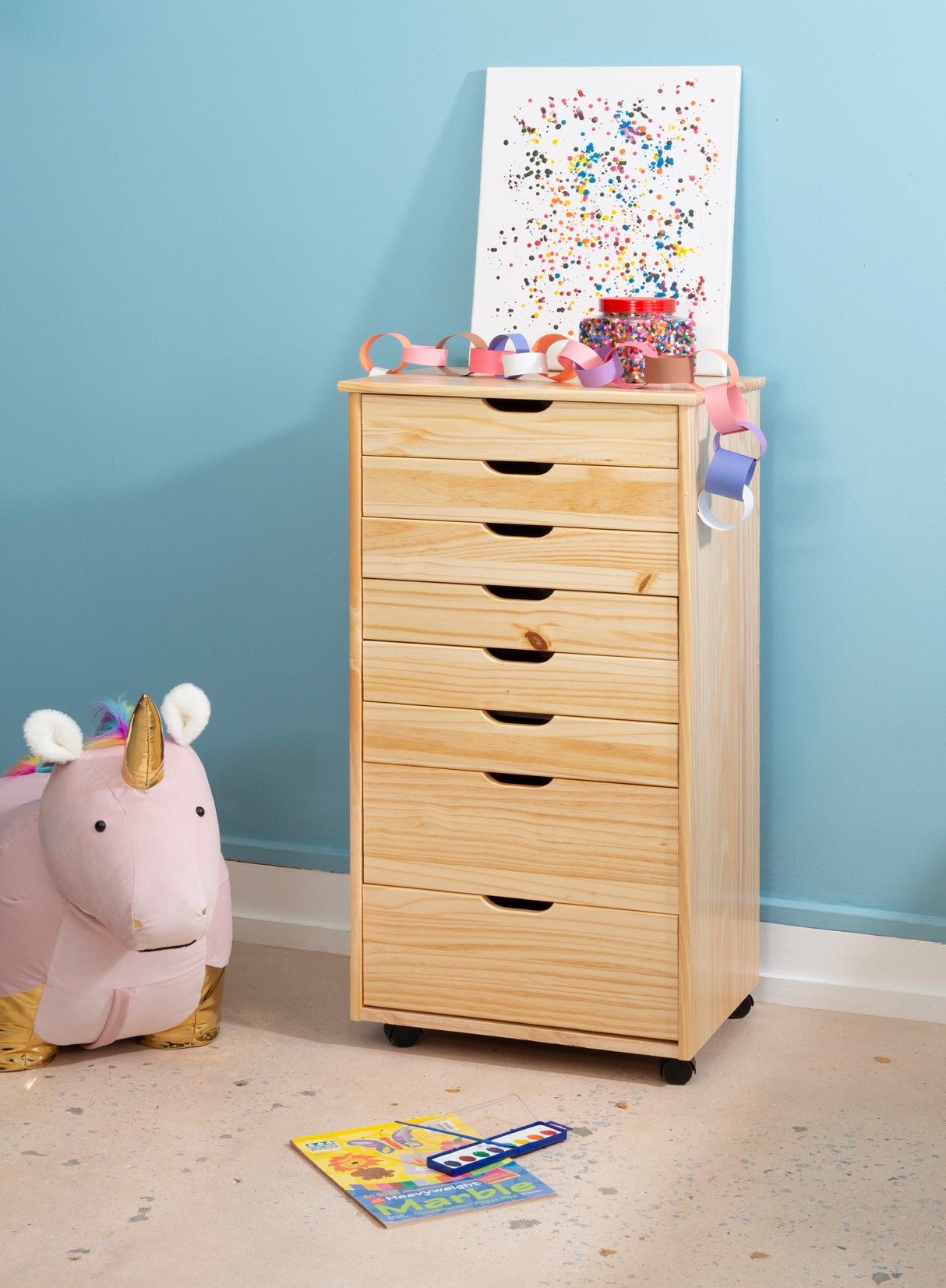 Rudy Rolling Storage Cart