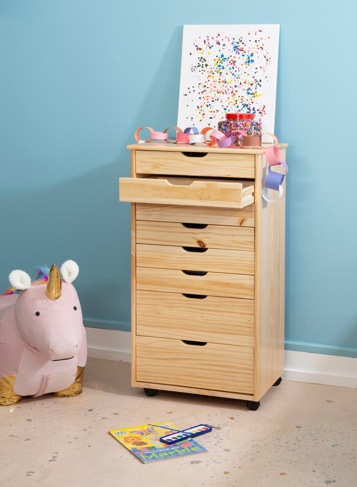 Rudy Rolling Storage Cart