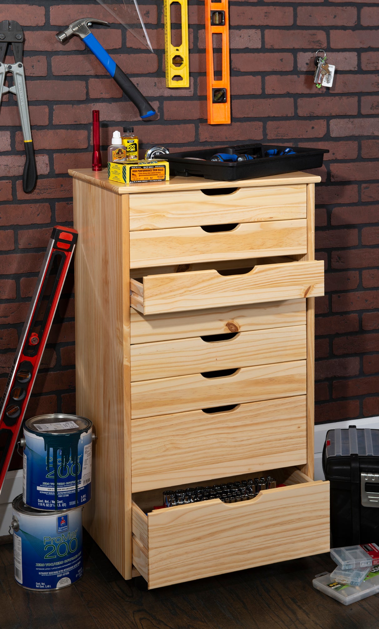 Rudy Rolling Storage Cart