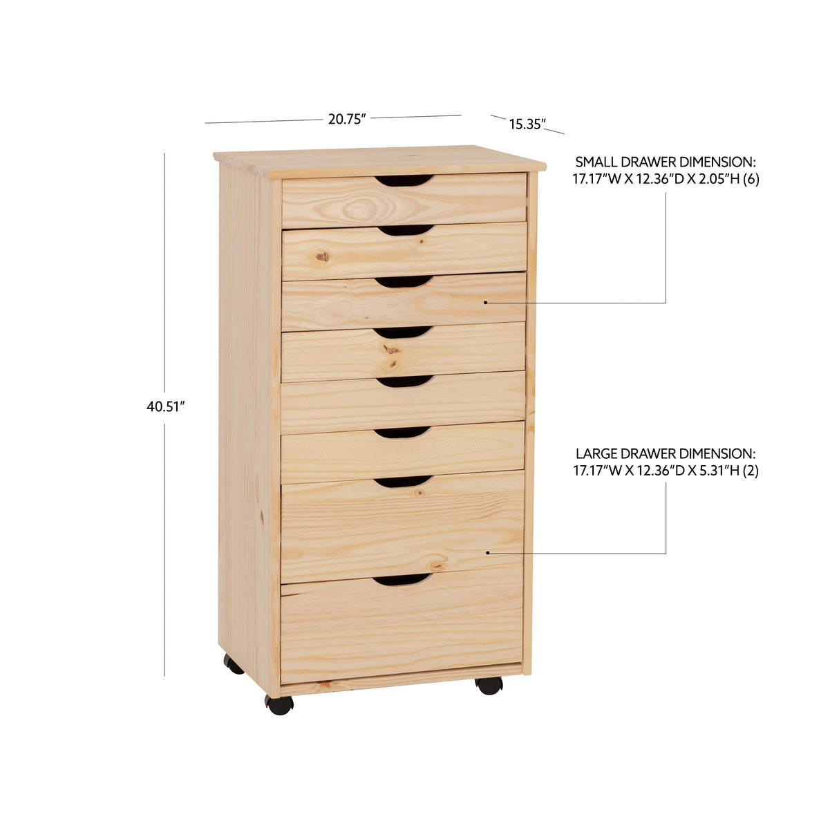 Rudy Rolling Storage Cart