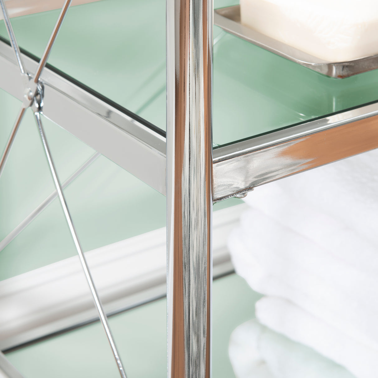 Empire Chrome 3 Tiered Shelf