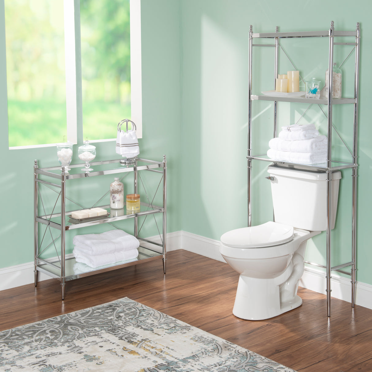 Empire Chrome 3 Tiered Shelf