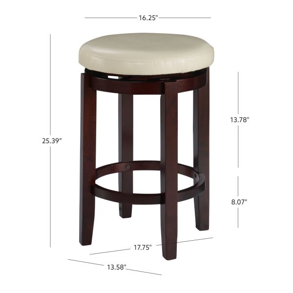 Maya Faux Leather Stool