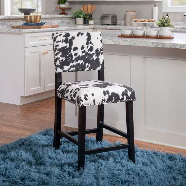 Corey Cow Print Stool
