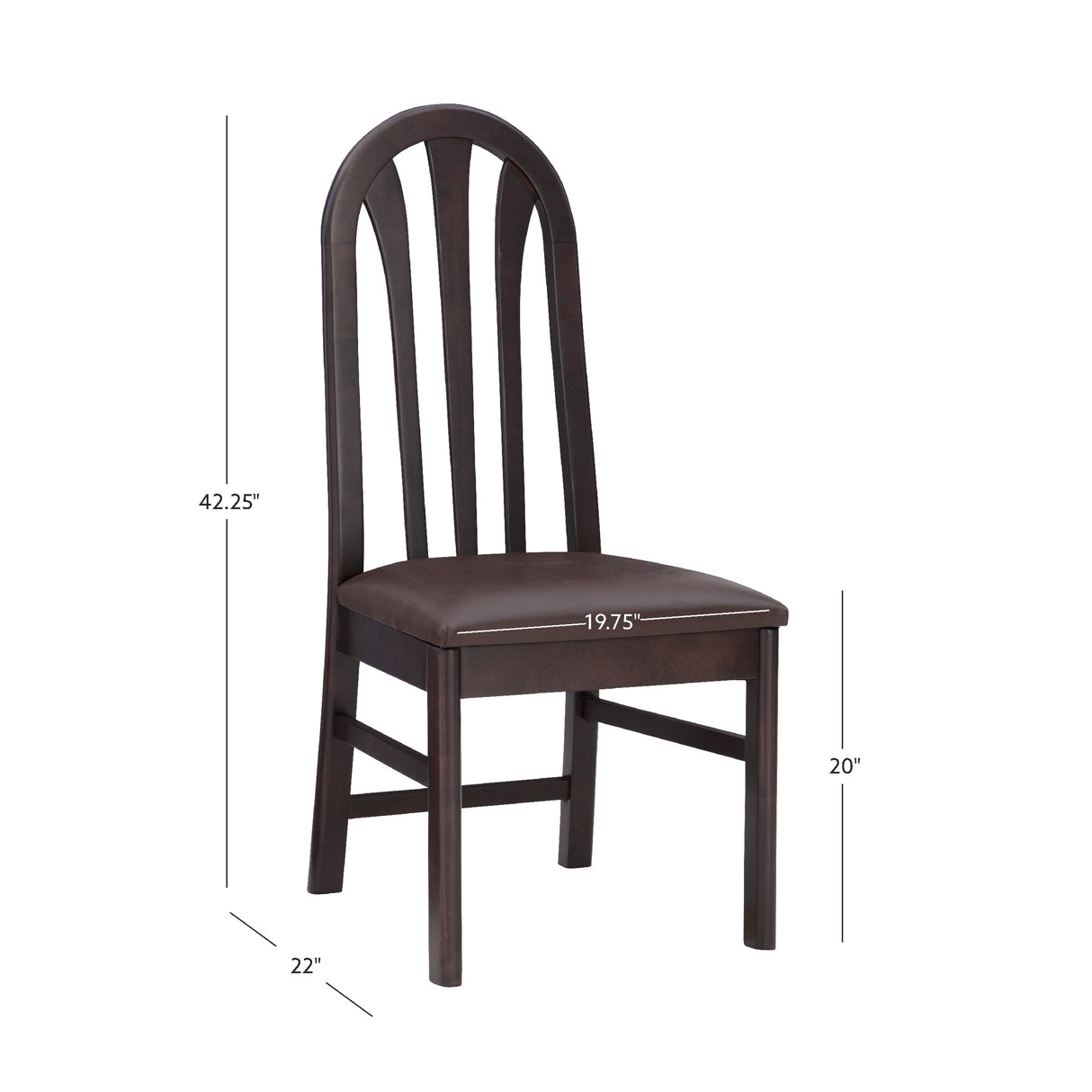 Jonas Brown Chair (Set of 2)