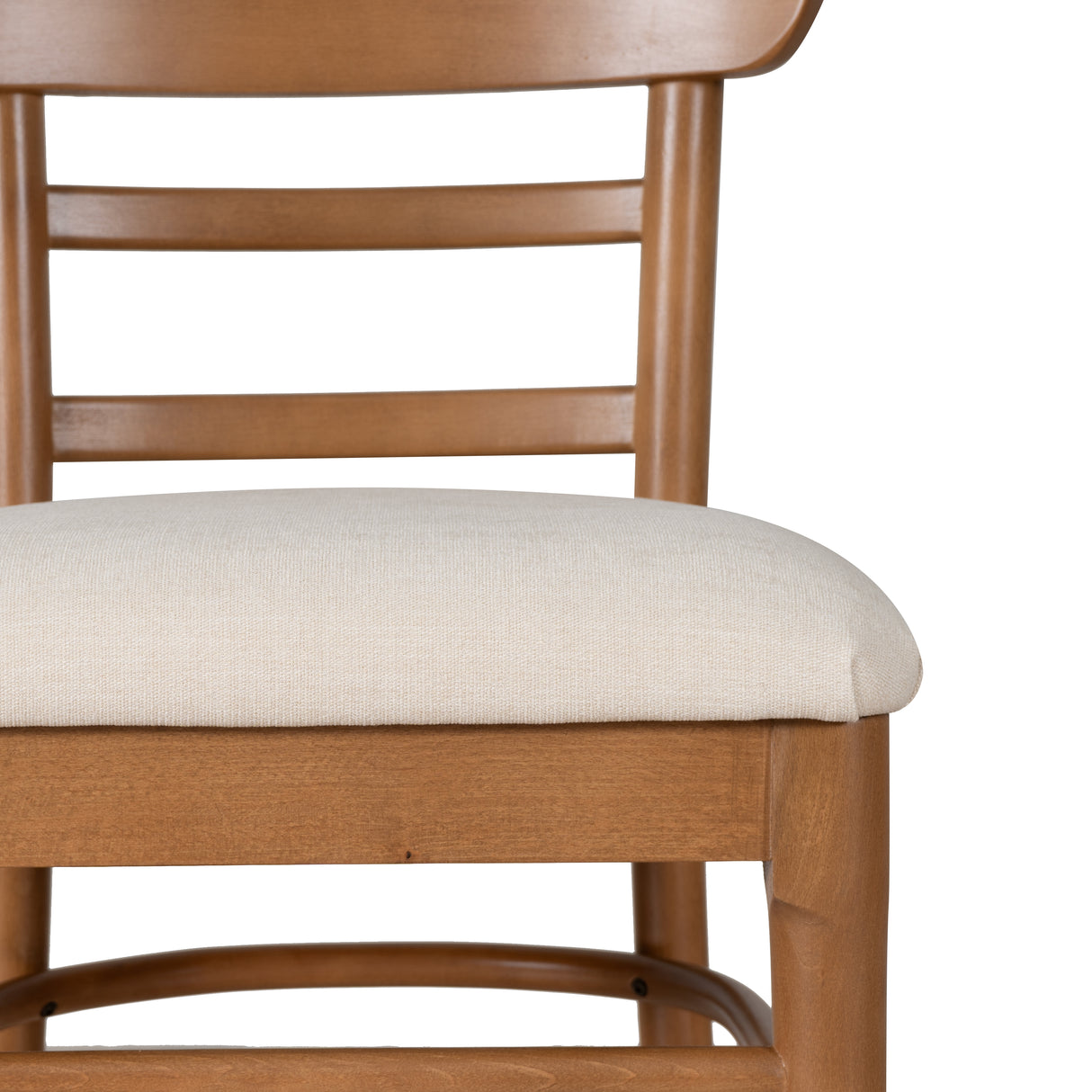 Mariah Brown Dining Chair Upholstered Seat (Set of 2)