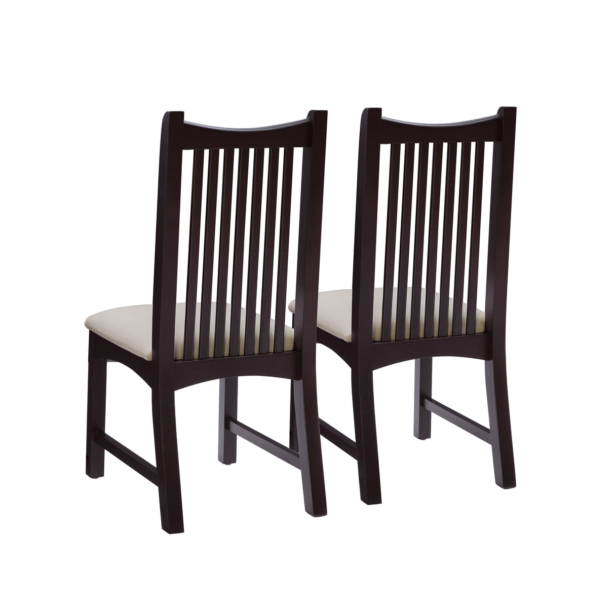 Andy Black Upholstered Chair (Set of 2)