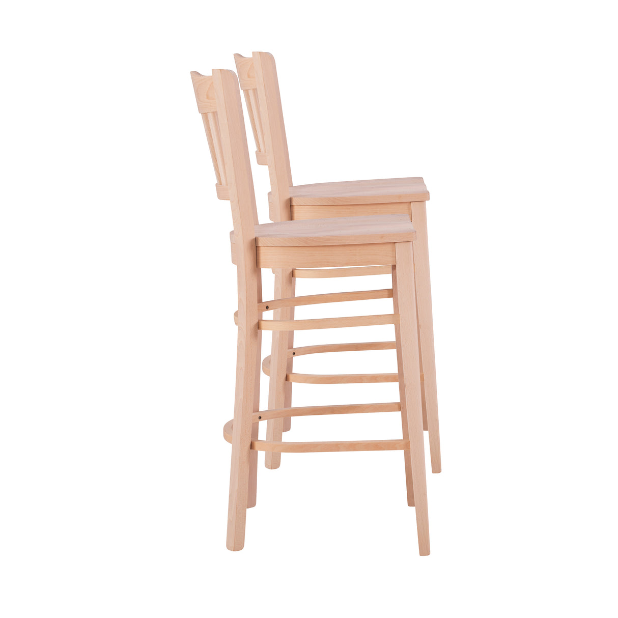 Minetta Bar Stools Unfinished (Set of 2)