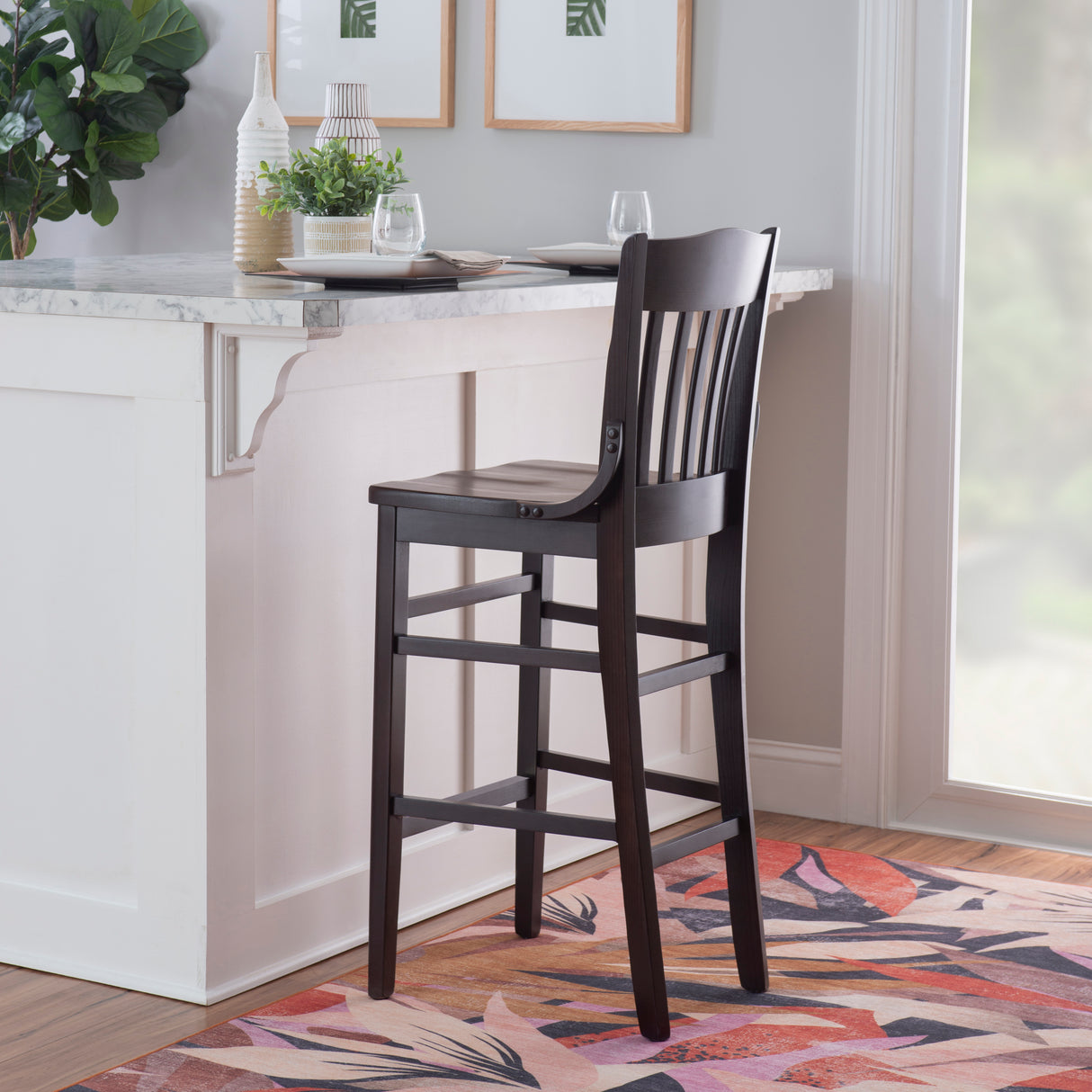 Jericho Brown Bar Stools (Set of 2)