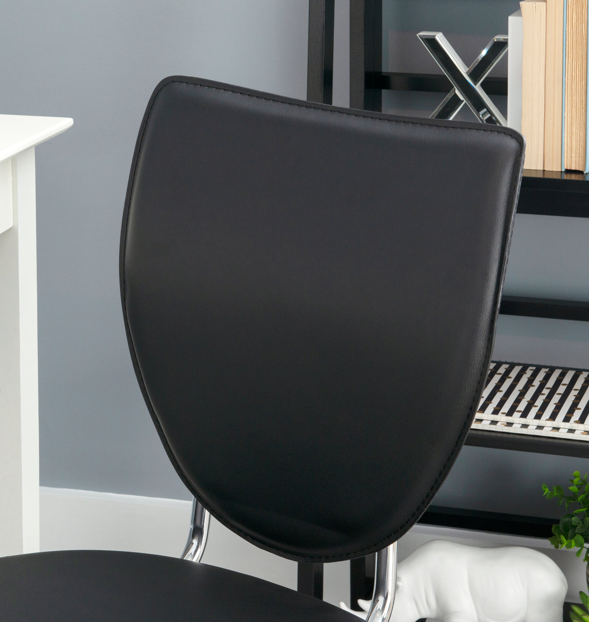 Kylo Stackable Metal Side Chair With Upholstered Seat (Set of 2)