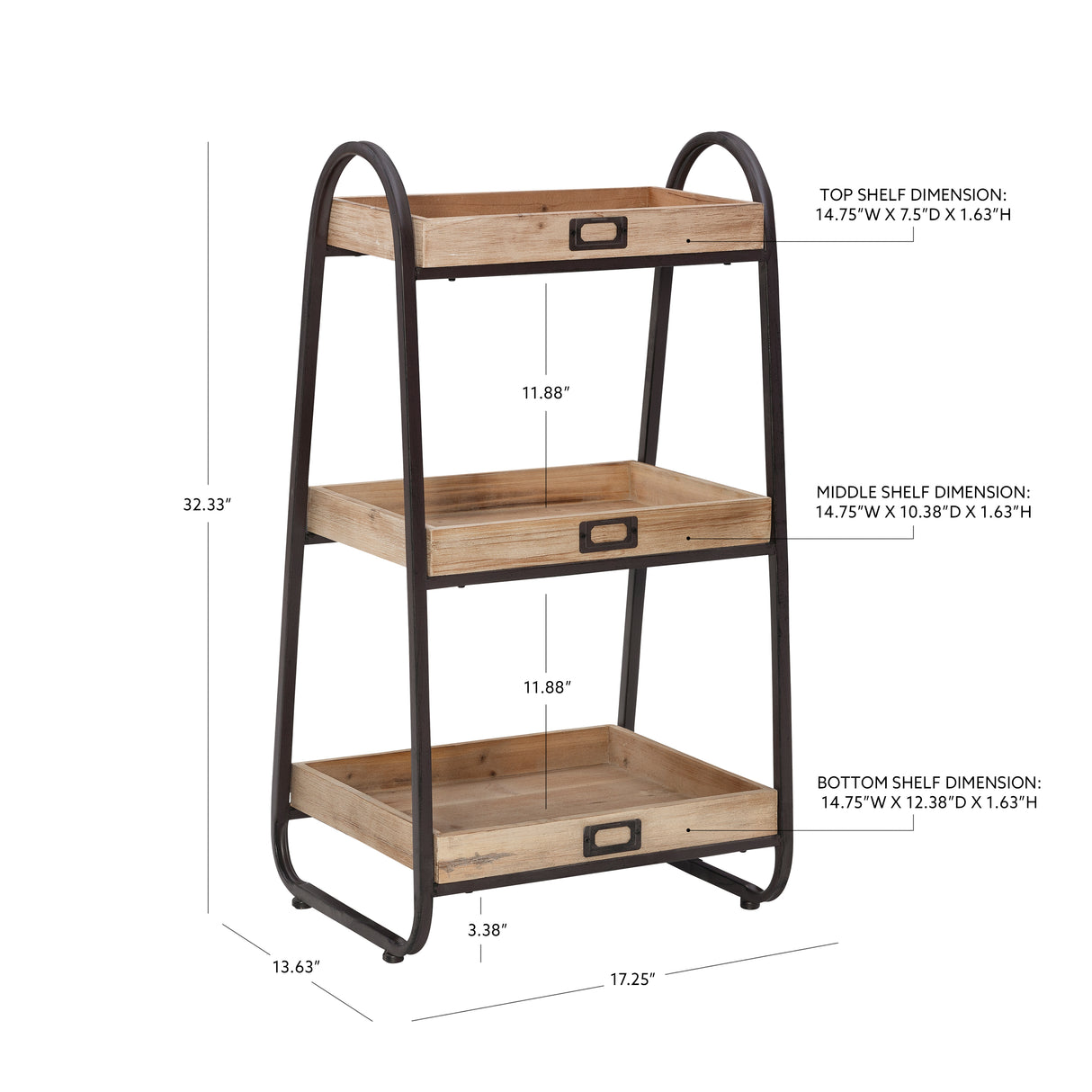 3 Tier Storage Shelf