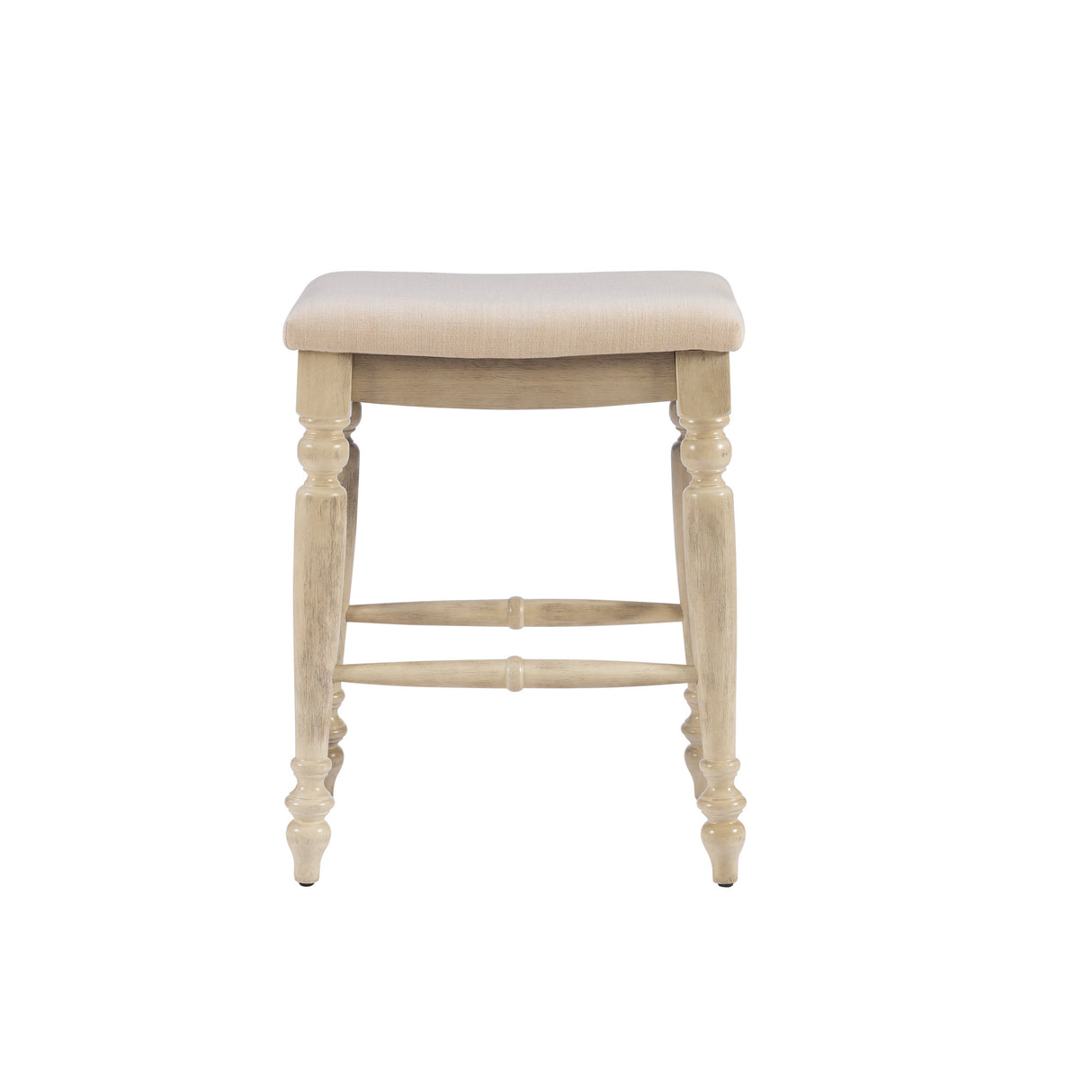 Marino Antique Backless Bar or Counter Stool