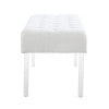 Ella Glitz Acrylic Leg Bench