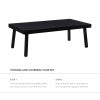 Alora Aluminum Outdoor Coffee Table