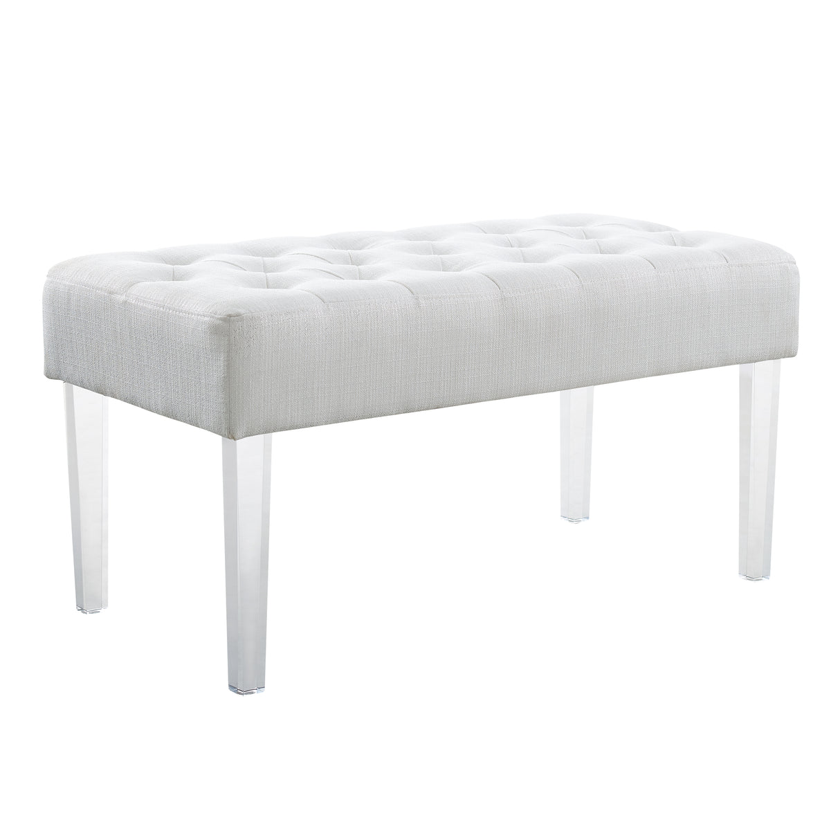 Ella Glitz Acrylic Leg Bench