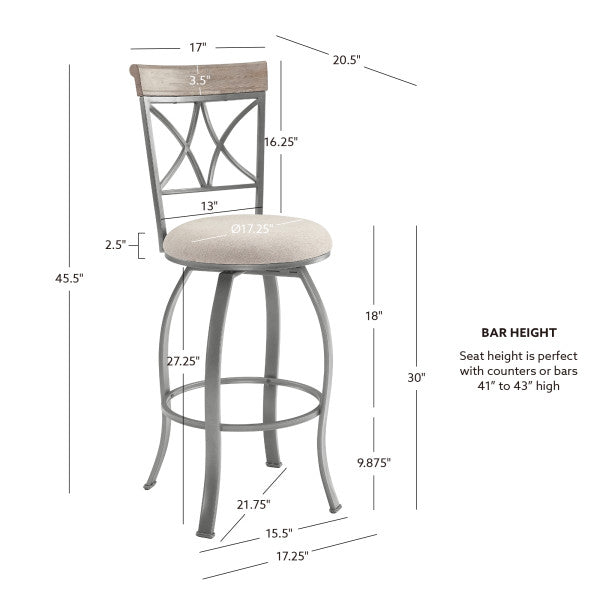 Hamilton Swivel Stool